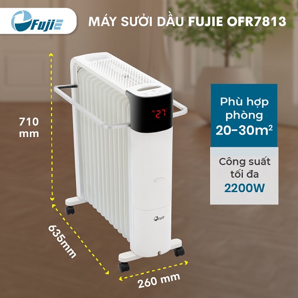 Máy sưởi FujiE OFR8613