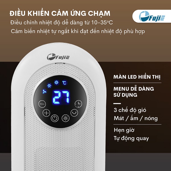 Máy sưởi gốm Ceramic để sàn FujiE CH-2300