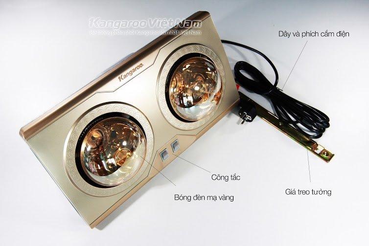 đèn sưởi nhà tắm Kangaroo đèn sưởi nhà tắm Kangaroo